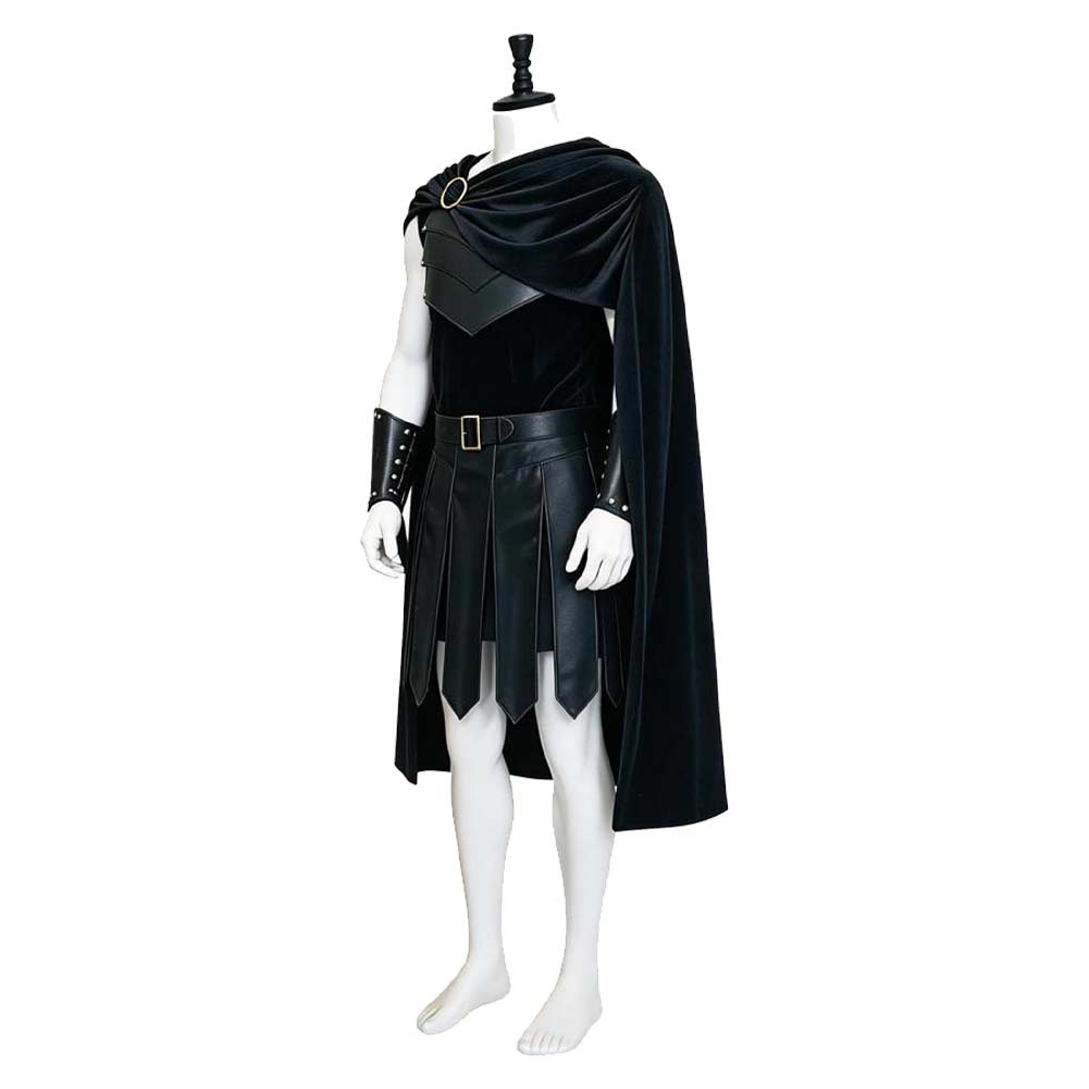 Cosplay Costume Agamemnon The Odyssey(2026) Film Cosplay Tenue Noire Homme