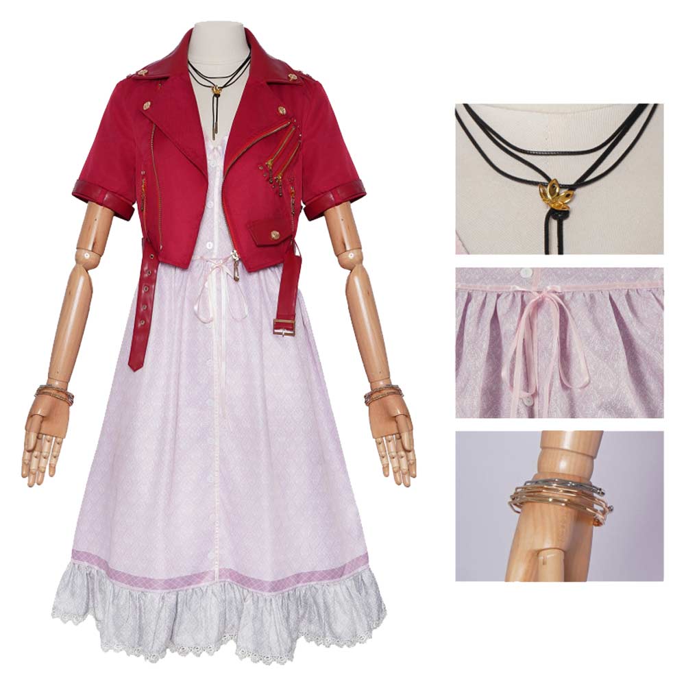 Cosplay Costume Alice Final Fantasy Re: Resonance(2026) Jeu Cosplay Robe Rouge Femme