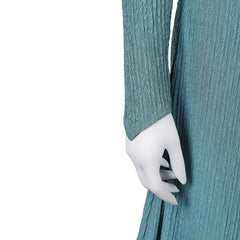 Cosplay Costume Alicent Hightower House of The Dragon 3(2026) TV Cosplay Robe Bleu-vert Femme