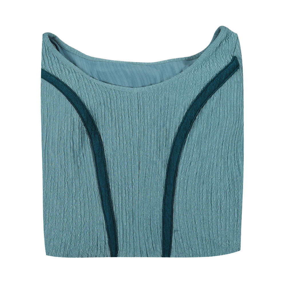 Cosplay Costume Alicent Hightower House of The Dragon 3(2026) TV Cosplay Robe Bleu-vert Femme