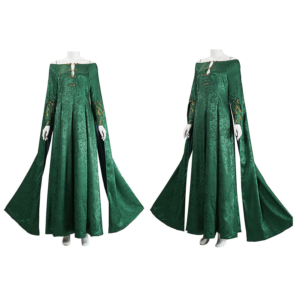 Cosplay Costume Alicent Hightower House of the Dragon 3(2026) TV Cosplay Robe Verte Femme