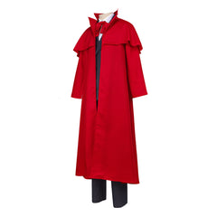 Cosplay Costume Alucard Herushingu Anime Cosplay Tenue Rouge Homme