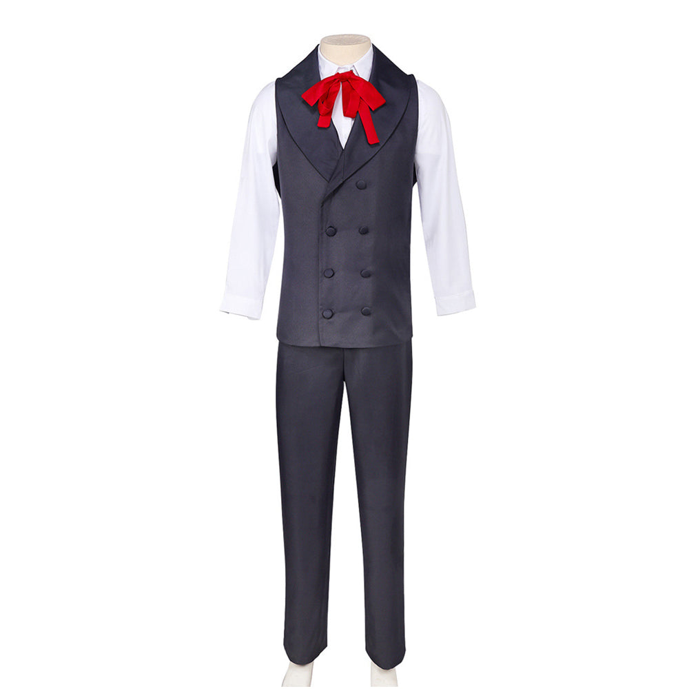 Cosplay Costume Alucard Herushingu Anime Cosplay Tenue Rouge Homme