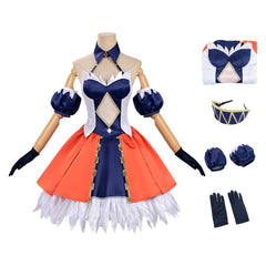 Cosplay Costume Alvitr Record of Ragnarok Anime Cosplay Robe Bleue Femme