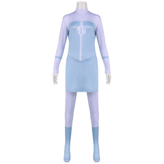 Cosplay Costume Anissa Invincible 4(2026) TV Cosplay Combinaison Bleue Femme