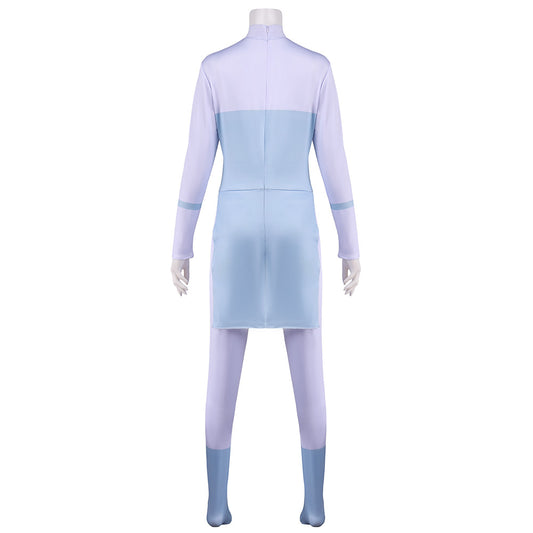 Cosplay Costume Anissa Invincible 4(2026) TV Cosplay Combinaison Bleue Femme