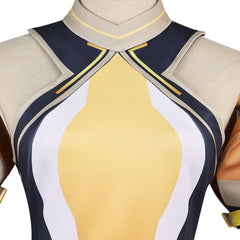 Cosplay Costume Anran Overwatch Jeu Cosplay Tenue Jaune Femme 