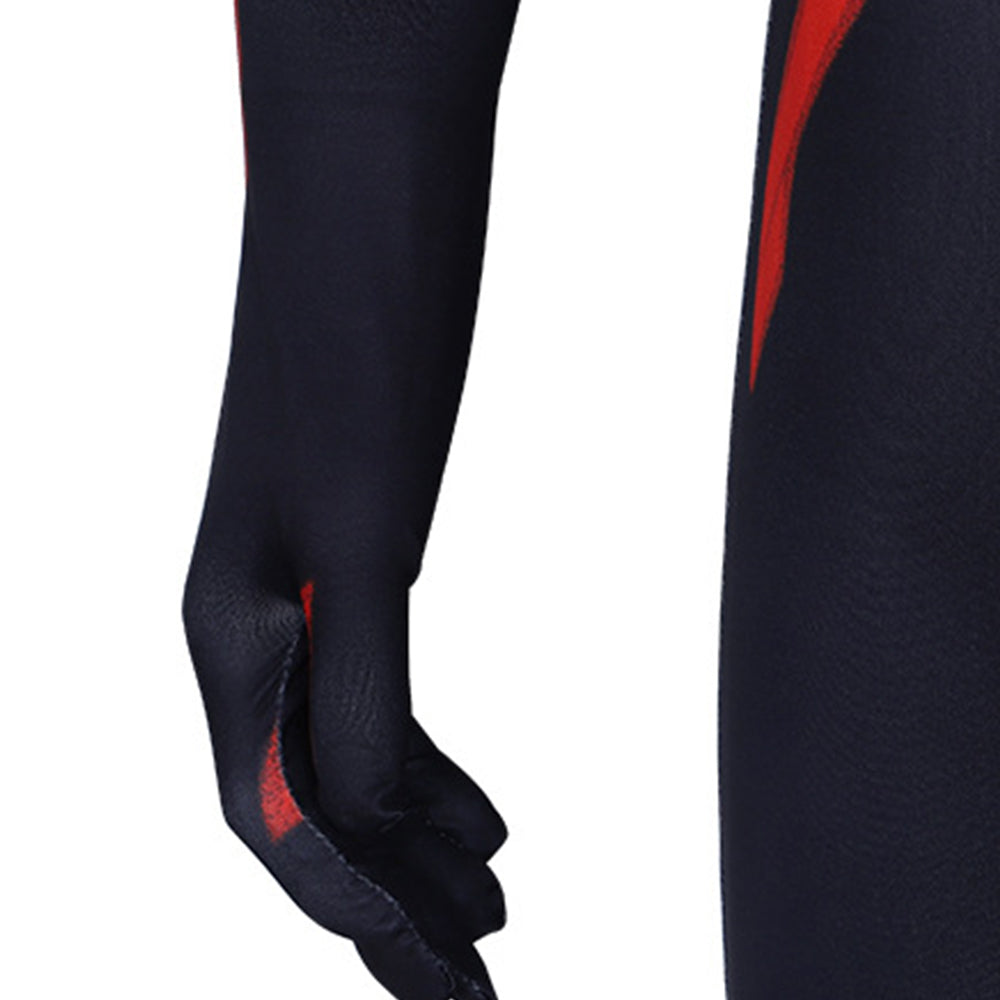 Cosplay Costume Ares Tron: Ares Film Cosplay Combinaison Noire et Rouge Adulte & Enfant