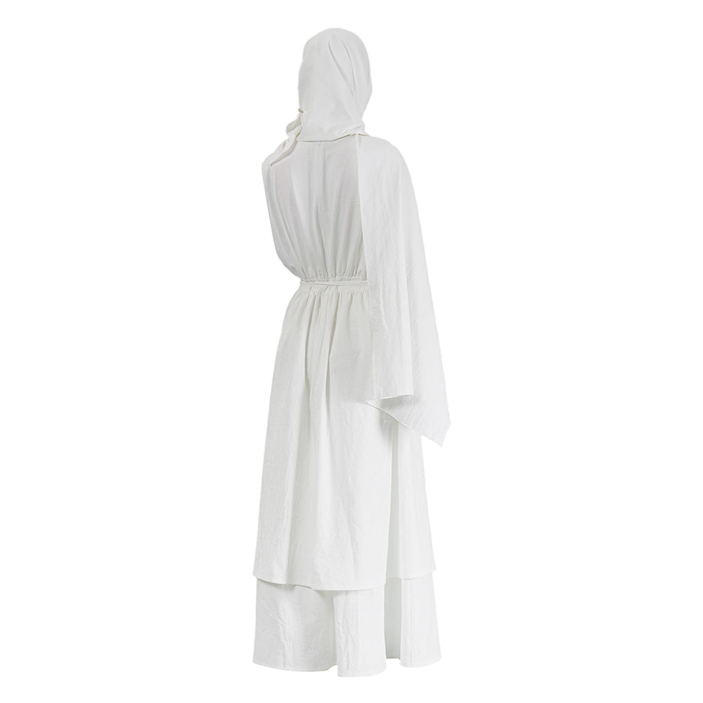 Cosplay Costume Athana The Odyssey(2026) Film Cosplay Robe Blanche Femme Ver.2