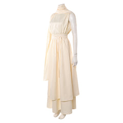Cosplay Costume Athana The Odyssey(2026) Film Cosplay Robe Jaune Claire Femme