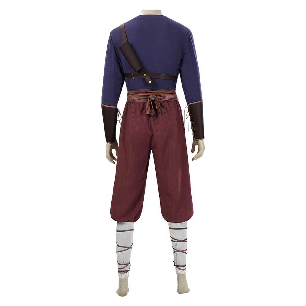Cosplay Costume Avatar: The Last Airbender Saison 2(2026) TV Cosplay Tenue Violette et Marron Homme