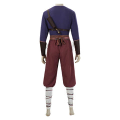 Cosplay Costume Avatar: The Last Airbender Saison 2(2026) TV Cosplay Tenue Violette et Marron Homme