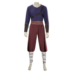 Cosplay Costume Avatar: The Last Airbender Saison 2(2026) TV Cosplay Tenue Violette et Marron Homme