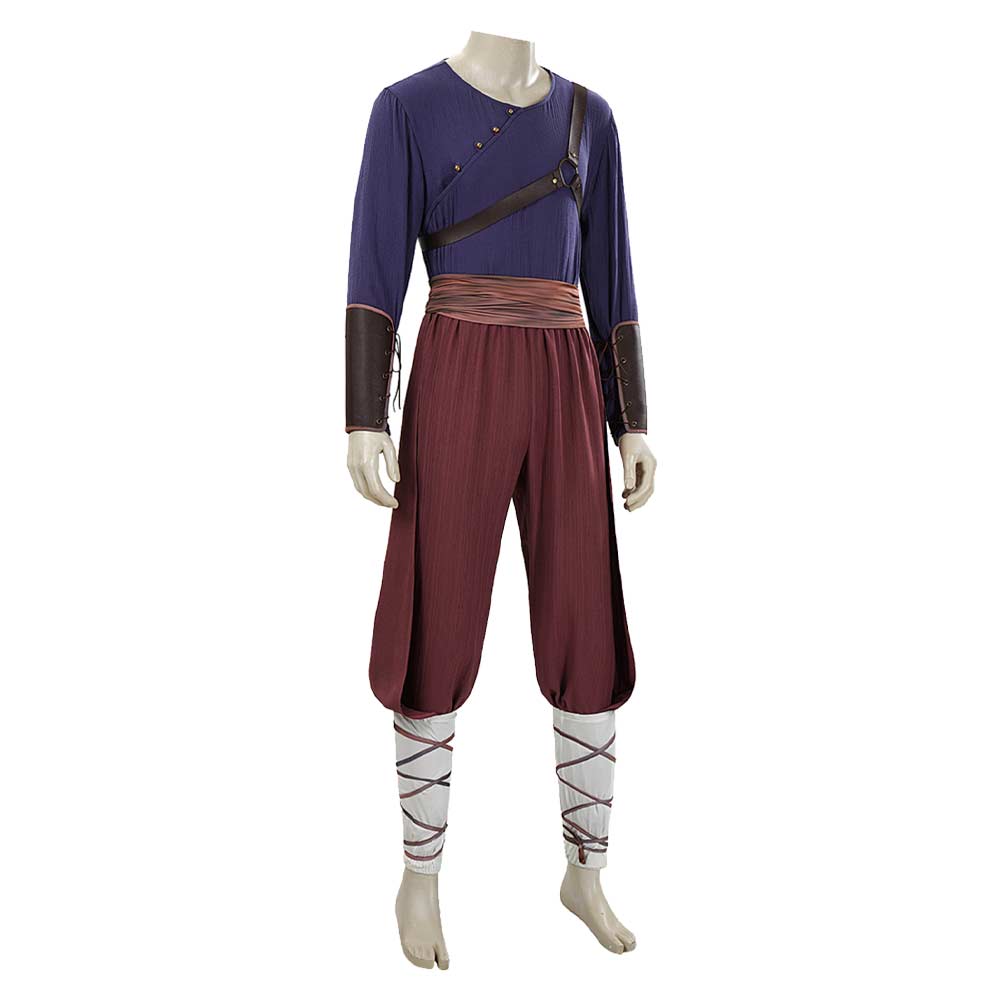 Cosplay Costume Avatar: The Last Airbender Saison 2(2026) TV Cosplay Tenue Violette et Marron Homme