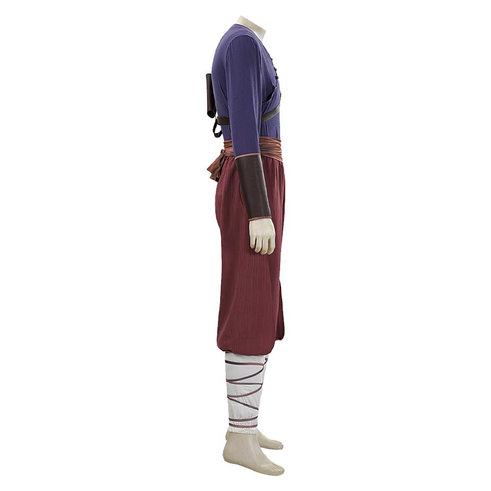 Cosplay Costume Avatar: The Last Airbender Saison 2(2026) TV Cosplay Tenue Violette et Marron Homme
