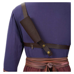 Cosplay Costume Avatar: The Last Airbender Saison 2(2026) TV Cosplay Tenue Violette et Marron Homme