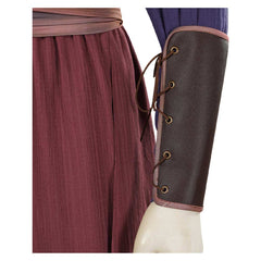 Cosplay Costume Avatar: The Last Airbender Saison 2(2026) TV Cosplay Tenue Violette et Marron Homme