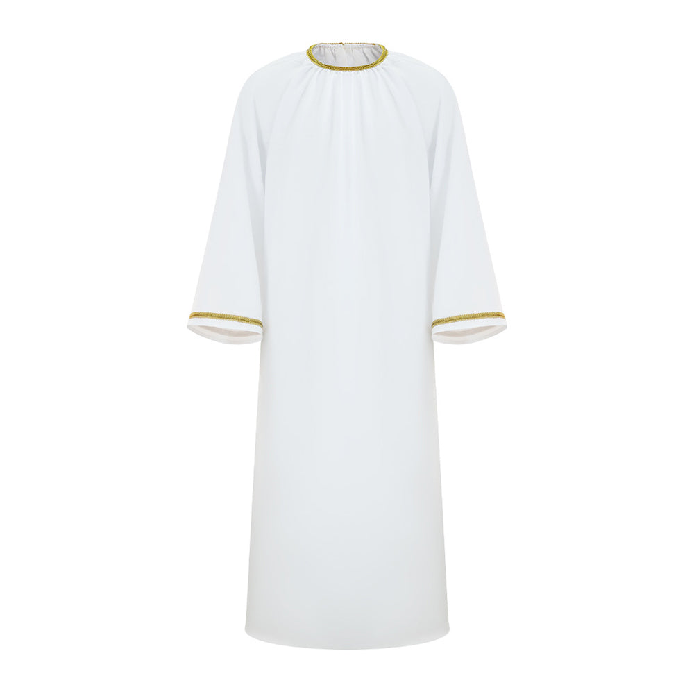 Cosplay Costume Aziraphale Good Omens 3(2026) TV Cosplay Robe Blanche Homme