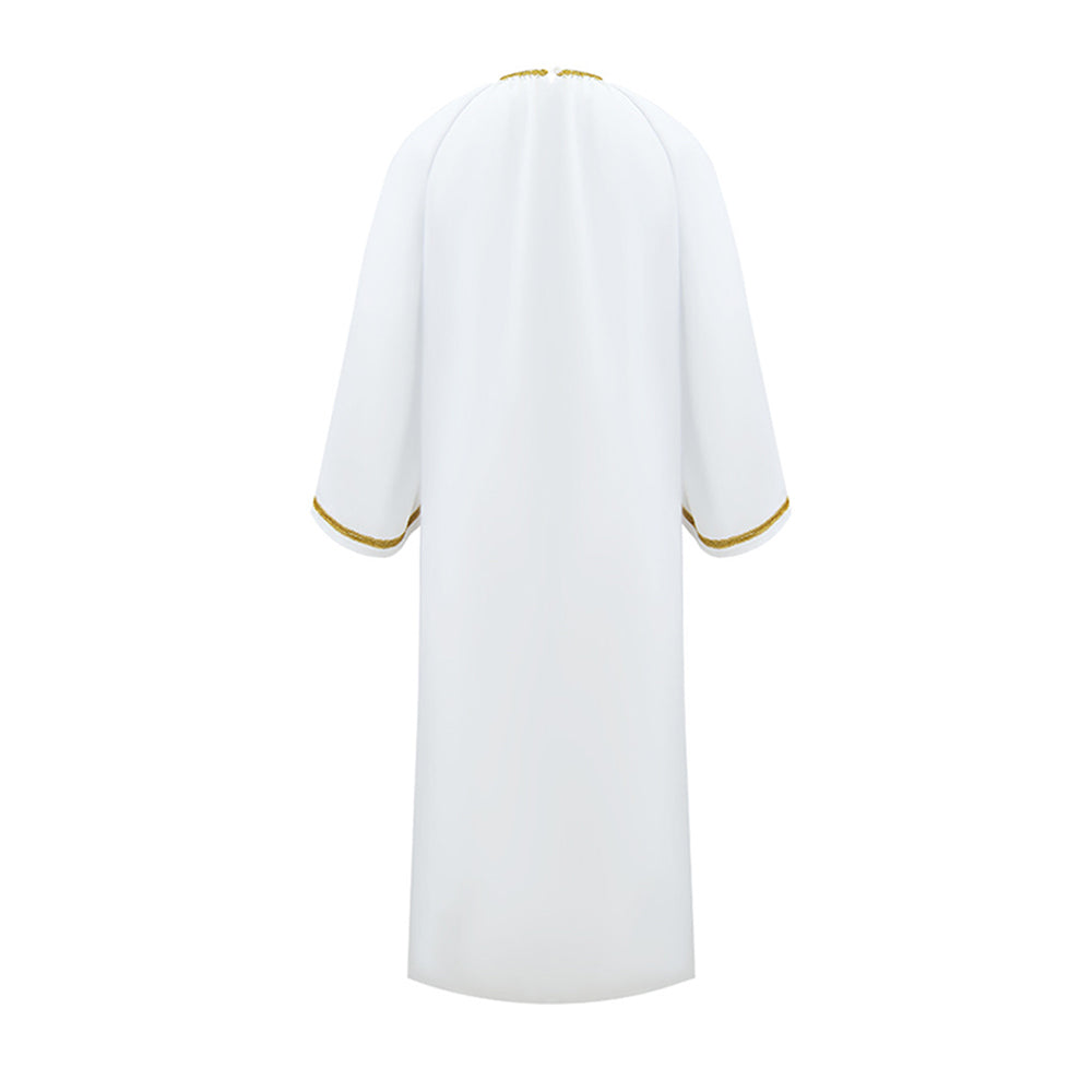 Cosplay Costume Aziraphale Good Omens 3(2026) TV Cosplay Robe Blanche Homme
