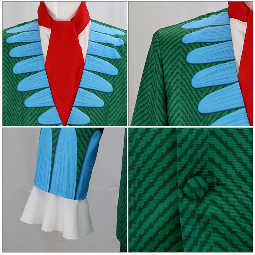 Cosplay Costume Baroque One Piece Live Action 2(2026) TV Cosplay Tenue Verte Homme