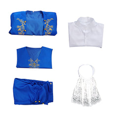 Cosplay Costume Beast La Belle et la Bête Film Cosplay Tenue Bleue Homme