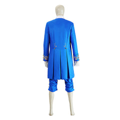 Cosplay Costume Beast La Belle et la Bête Film Cosplay Tenue Bleue Homme
