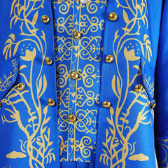 Cosplay Costume Beast La Belle et la Bête Film Cosplay Tenue Bleue Homme