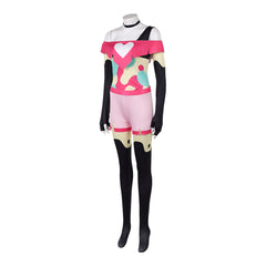Cosplay Costume Beelzebub Helluva Boss TV Cosplay Tenue Rose Femme
