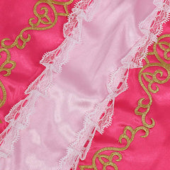 Cosplay Costume Belle La Belle et la Bête Film Cosplay Robe Rose Femme