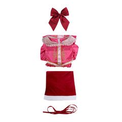Cosplay Costume Belle La Belle et la Bête Film Cosplay Robe Rose Femme