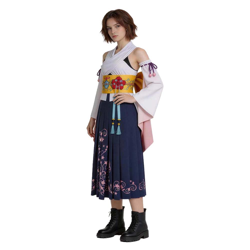 Cosplay Costume Beth Final Fantasy Re: Resonance(2026) Jeu Cosplay Kimono Blanc Femme