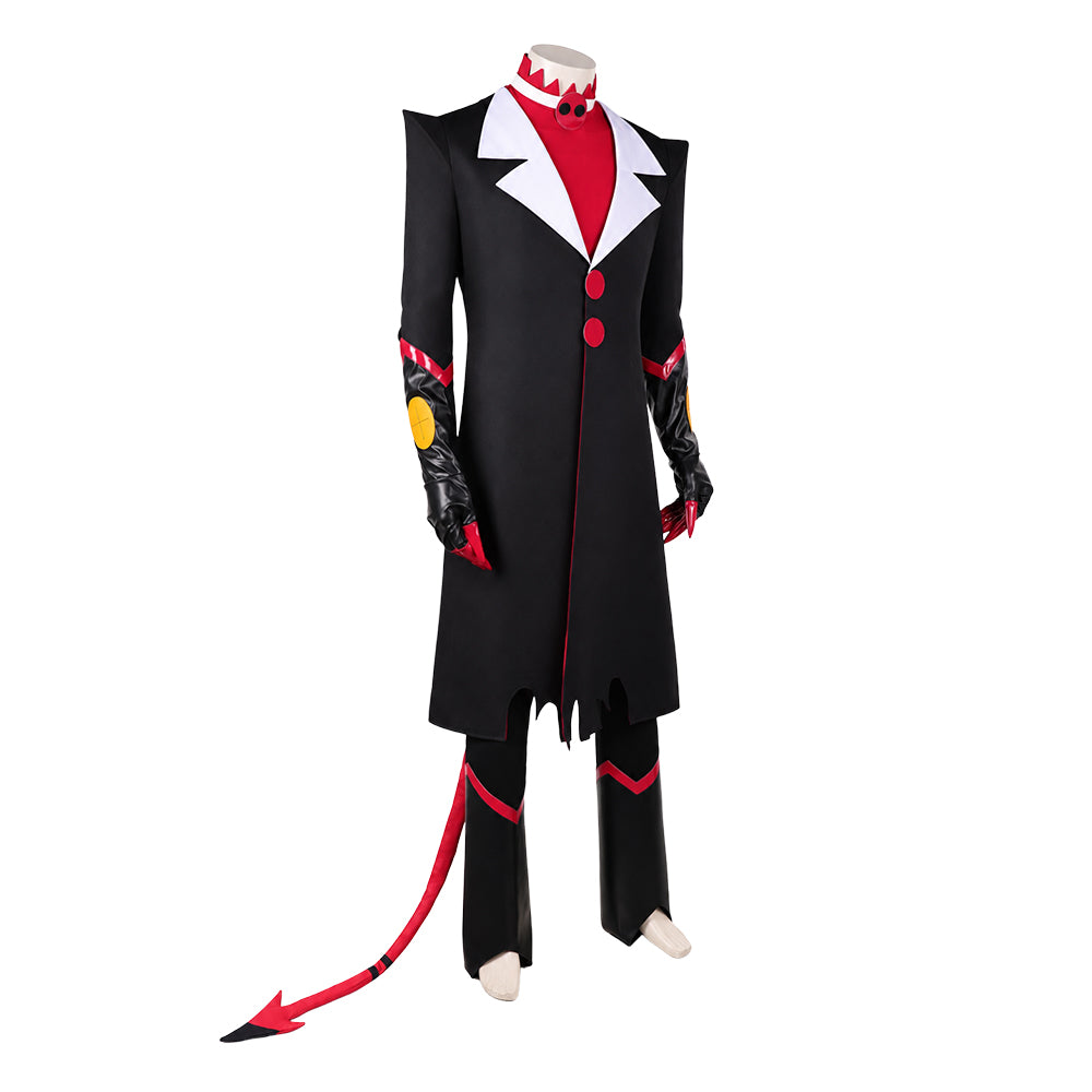 Cosplay Costume Blitzo Helluva Boss Saison 3(2026) TV Cosplay Tenue Noire Homme