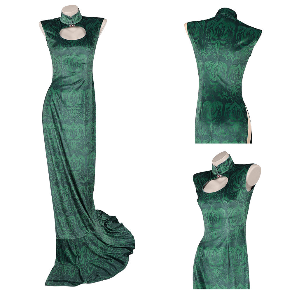 Cosplay Costume Boa Hancock One Piece: Heroines(2026) Anime Cosplay Robe Verte Femme