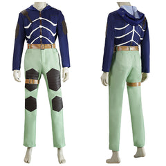 Cosplay Costume Caiman Doro He Doro 2(2026) Anime Cosplay Tenue Bleue et Verte Homme