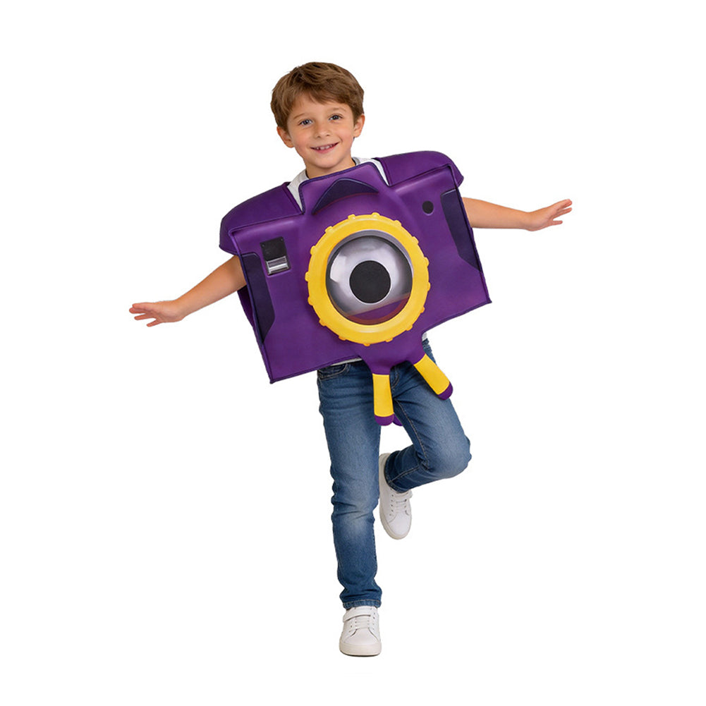 Cosplay Costume Camera Film Cosplay Combinaison Violette Enfant