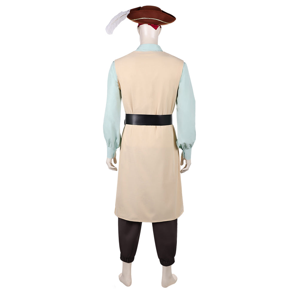 Cosplay Costume Captain Clark Backrooms(2026) Film Cosplay Tenue Beige et Verte Homme