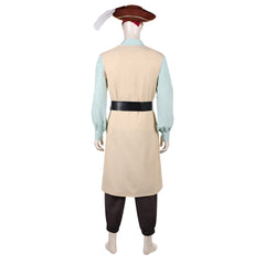 Cosplay Costume Captain Clark Backrooms(2026) Film Cosplay Tenue Beige et Verte Homme