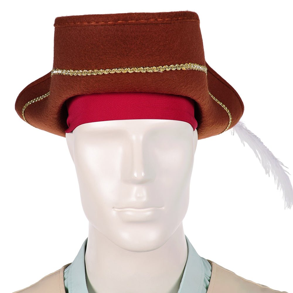 Cosplay Costume Captain Clark Backrooms(2026) Film Cosplay Tenue Beige et Verte Homme