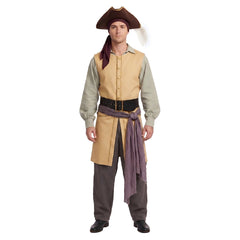 Cosplay Costume Captain Clark Backrooms(2026) Film Cosplay Tenue Beige Homme