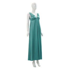 Cosplay Costume Carrie(2026) TV Cosplay Robe Longue Décolleté V Drapé Verte Femme