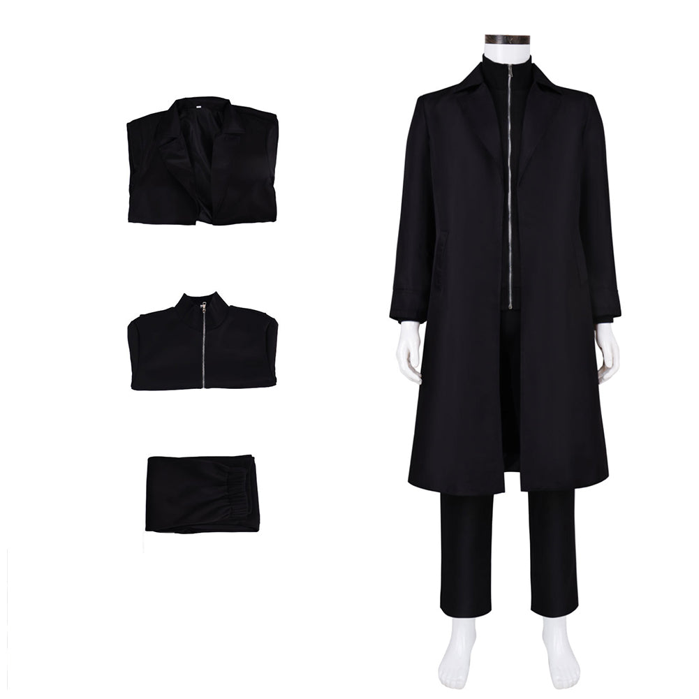 Cosplay Costume Chihiro Rokuhira Kagurabachi(2027) Anime Cosplay Tenue Noire Homme