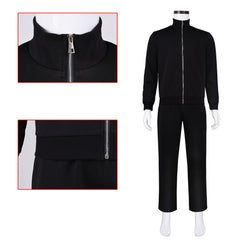 Cosplay Costume Chihiro Rokuhira Kagurabachi(2027) Anime Cosplay Tenue Noire Homme