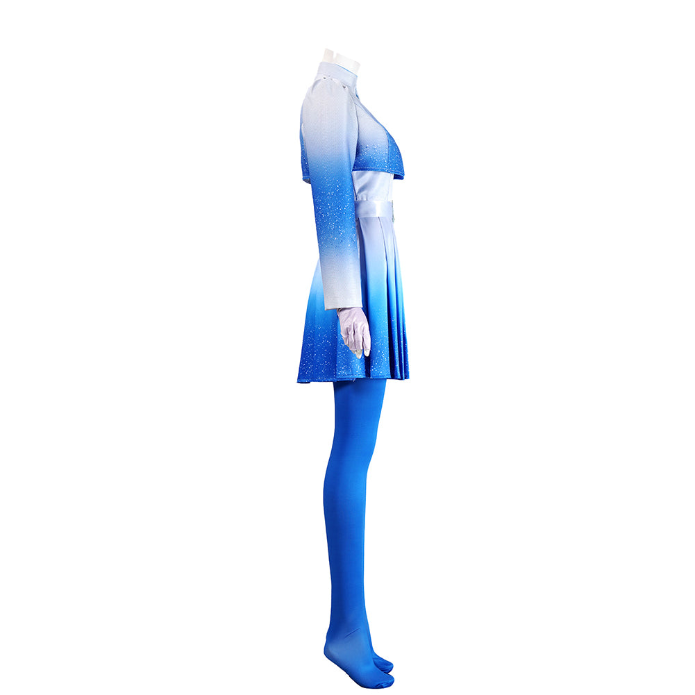 Cosplay Costume Chloe Descendants: The Rise of Red Film Cosplay Tenue Bleue Femme