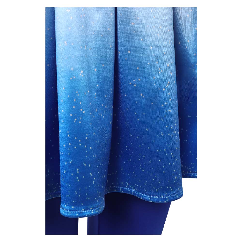 Cosplay Costume Chloe Descendants: Wicked Wonderland(2026) Film Cosplay Tenue Bleue et Blanche Femme
