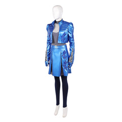 Cosplay Costume Chloe Descendants: Wicked Wonderland(2026) Film Cosplay Tenue Bleue et Noire Femme