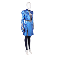 Cosplay Costume Chloe Descendants: Wicked Wonderland(2026) Film Cosplay Tenue Bleue et Noire Femme