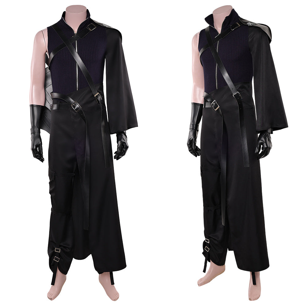 Cosplay Costume Cloud Final Fantasy VII : Advent Children Jeu Cosplay Tenue Noire Homme