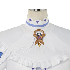 Cosplay Costume Columbina Genshin Impact Jeu Cosplay Tenue Blanche Femme