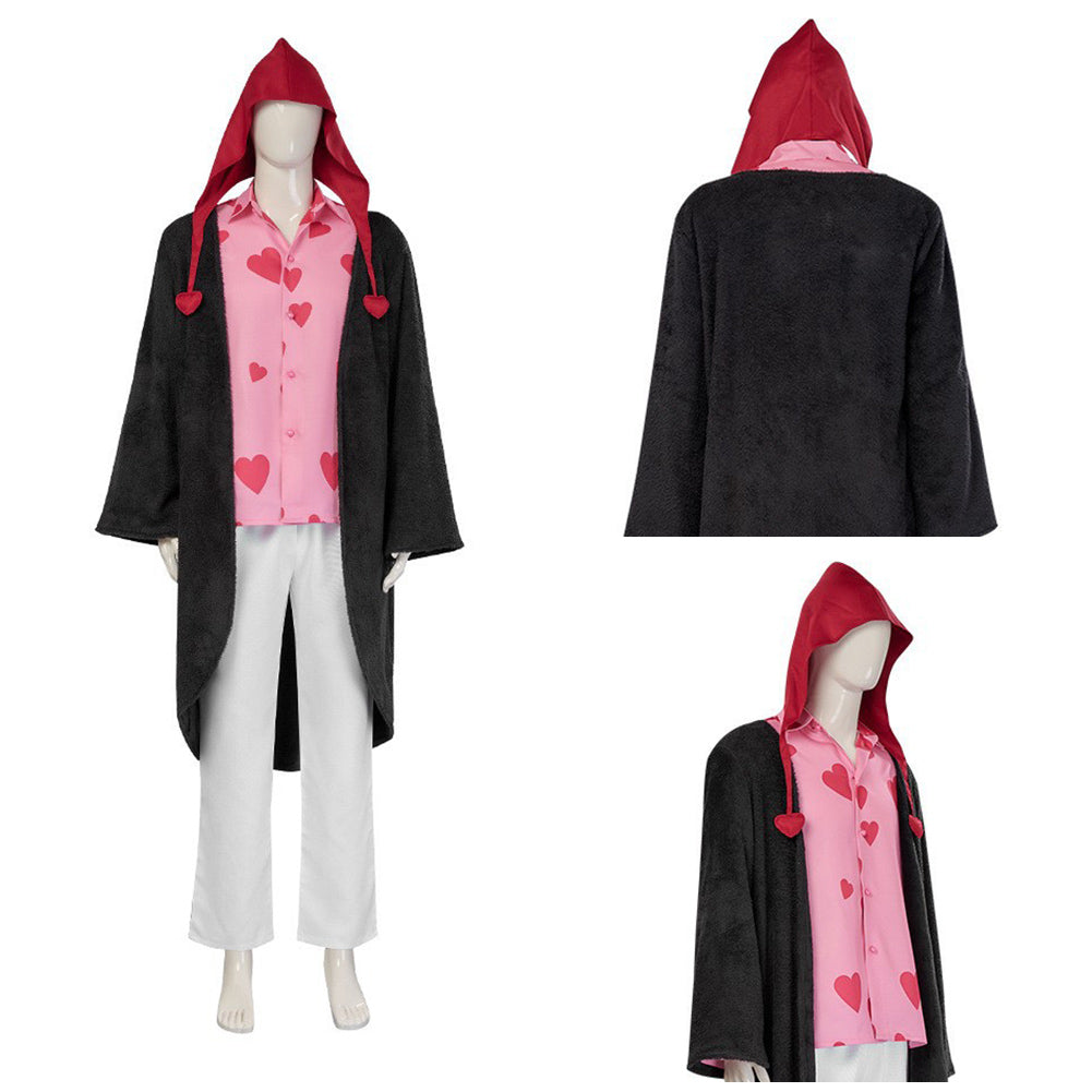 Cosplay Costume Corazon One Piece Live Action 2(2026) TV Cosplay Tenue Rose Homme