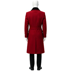 Cosplay Costume Coriolanus Snow The Hunger Games(2026) Film Cosplay Tenue Rouge Homme